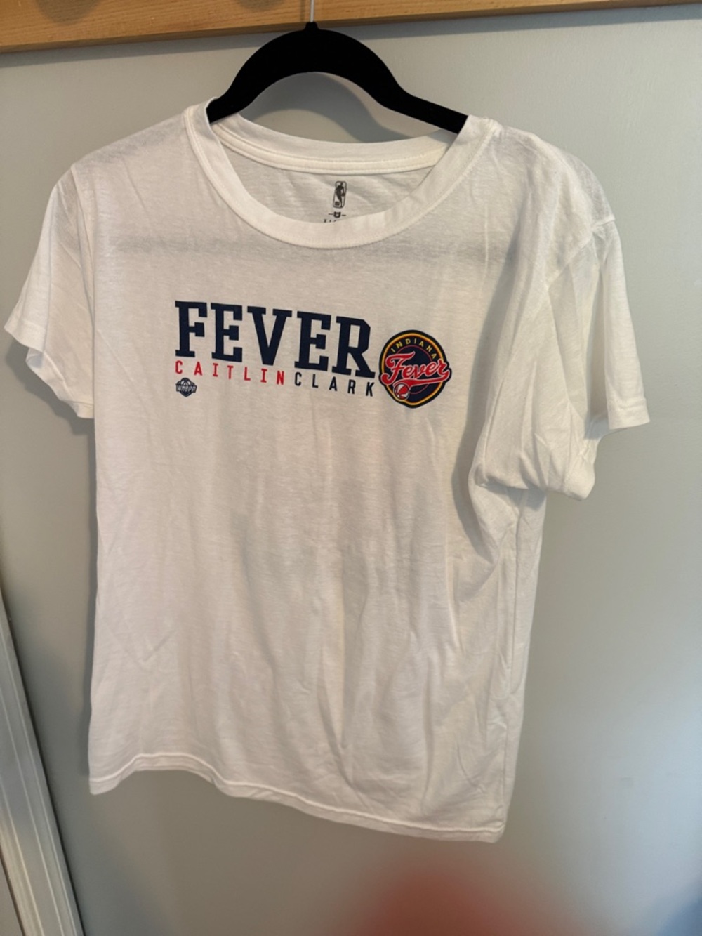Indiana Fever Caitlin Clark White Short Sleeve Tee